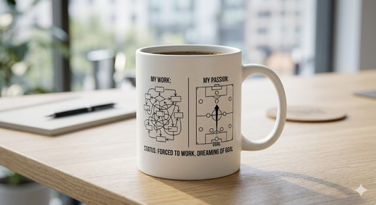 Dreaming of Goal | Soccer Fan's Identity Mug